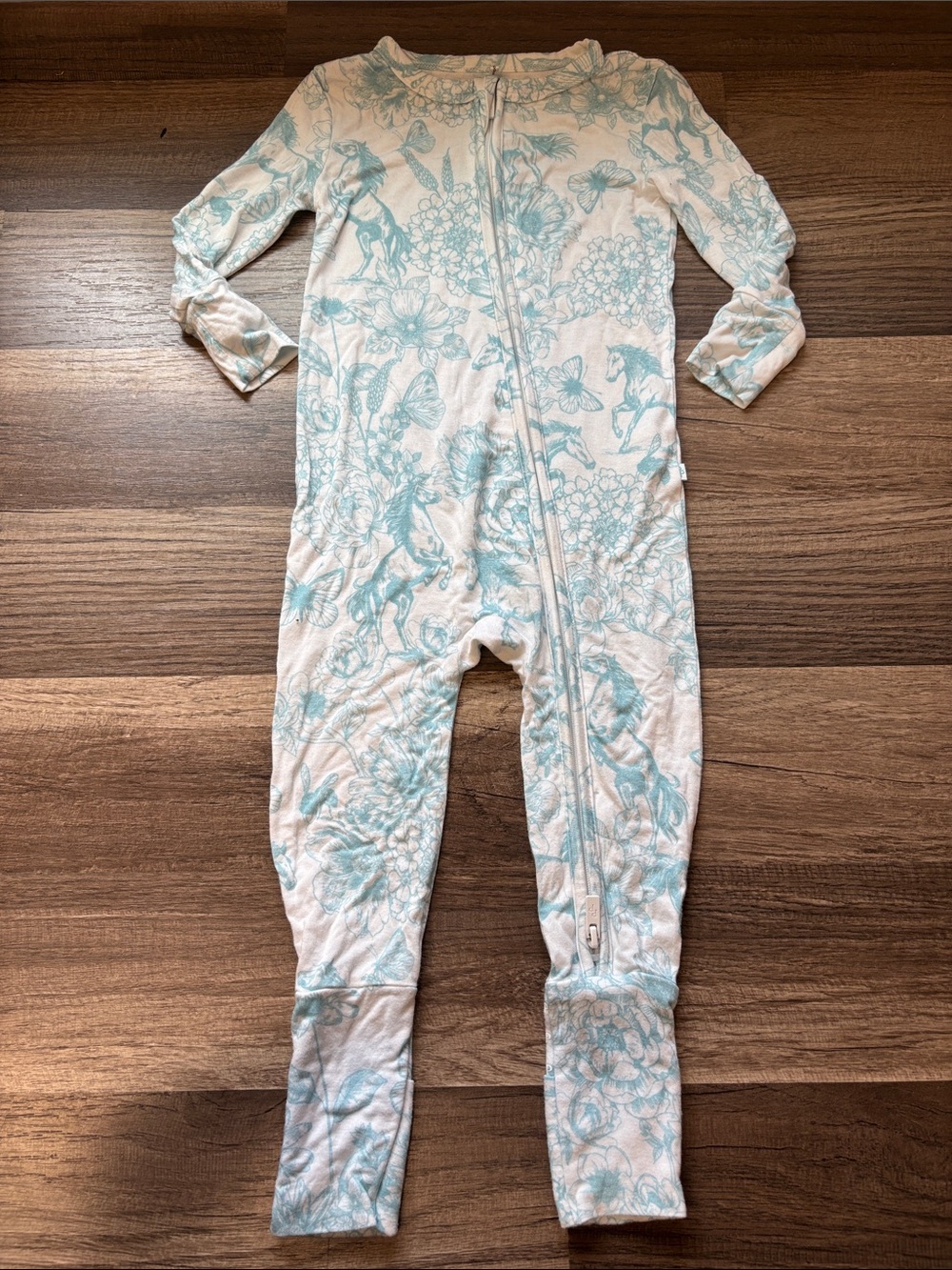 Posh Peanut convertible sleeper features a "Charlotte Anne" print